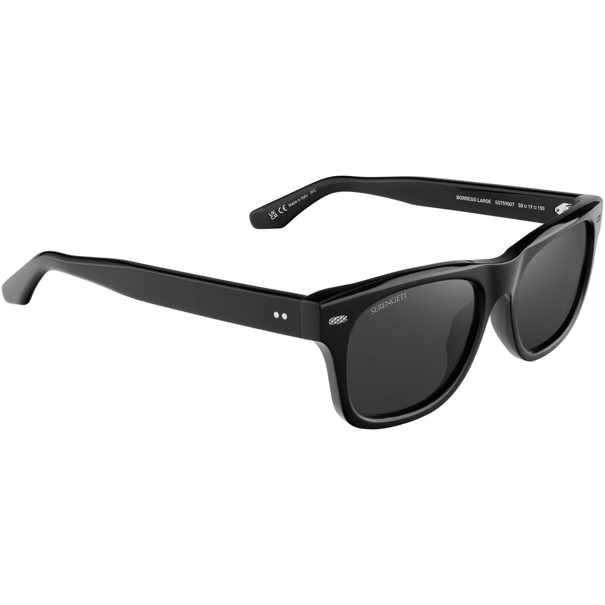 BORREGO LARGE, Black-Mineral Polarized Onyx Cat 3 to 3, hi-res image number null